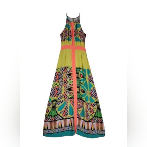 Gianni Bini bright and colorful maxi dress - Picture 3 of 8